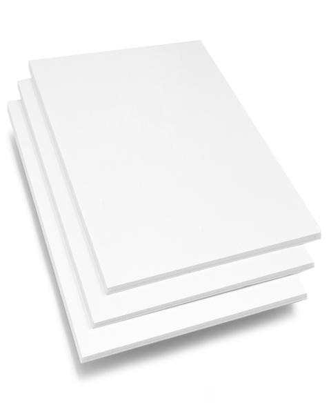 White Gator Board - 1/2 Thickness - Pre-Cut Sizes - 10 Pieces - 10 pc  Multi Pack - Rigid Foam Backing Board (13 x 19)