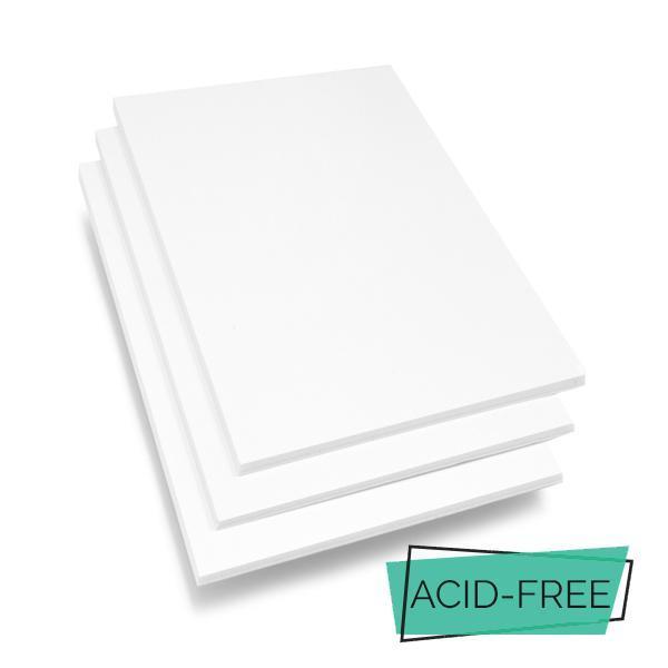Foam Core Backing Board 3/16 White 20x30- 50 Pack. Many Sizes Available.  Acid Free Buffered Craft Poster Board for Signs, Presentations, School,  Office and Art Projects 