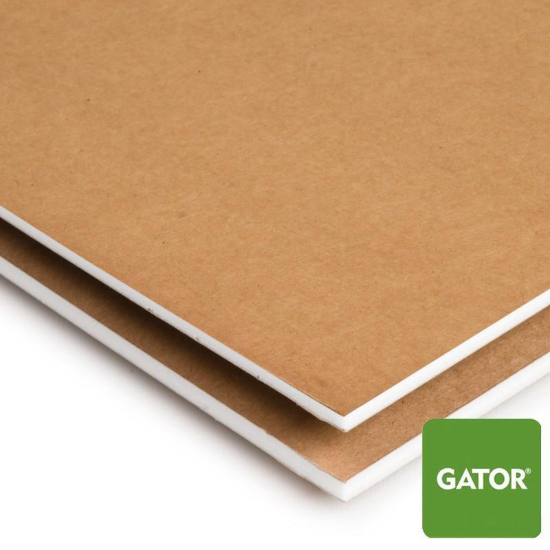 White Gator Board - 3/16 Thickness - Multiple Sizes - 10 Pieces - 10 pc  Multi Pack - Rigid Foam Backing Board (9 x 12)