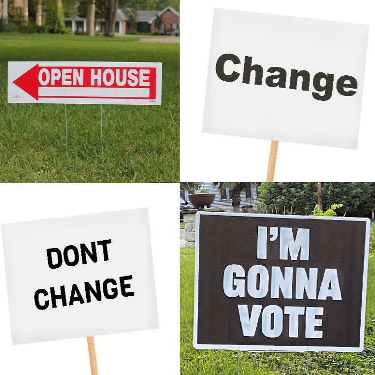 How to Make a Protest Sign or Lawn Sign Using Foam Board