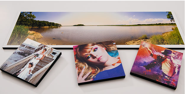 DIY Picture Wall using special photo tile triple black foam with