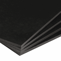 Foam Core Board - 48 x 96, Black/White, 3/16 thick