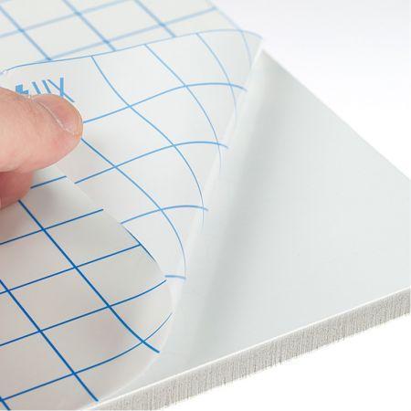 White Self Adhesive Foam Board Cut To Popular Sizes