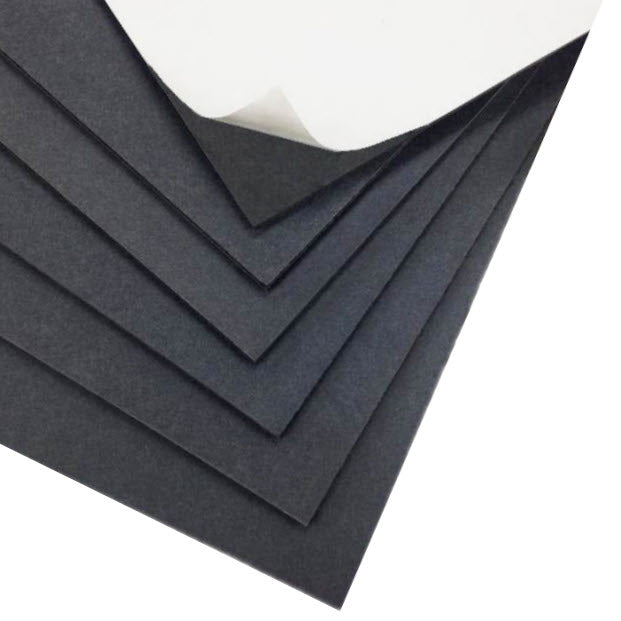 3/16" Black Self-Adhesive Board Packs - Pre-Cut Sizes
