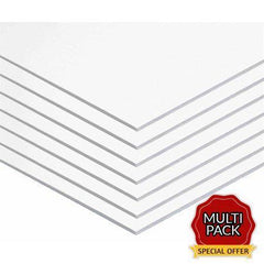White 3/16 Foam Core Permanent Adhesive 36 x 48 Mounting Boards - 25pk