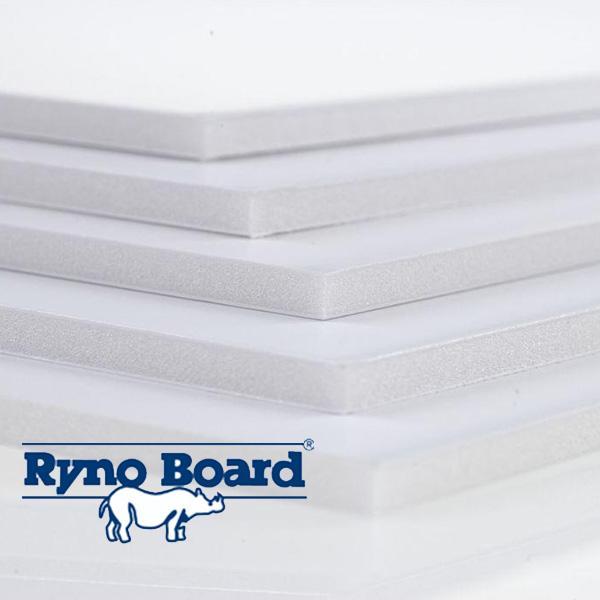 1/4" White Ryno Board© Pre Cut Sizes Rigid Foam Board